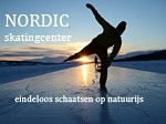 Endeloos schaatsen op natuurijs in Scandinavië